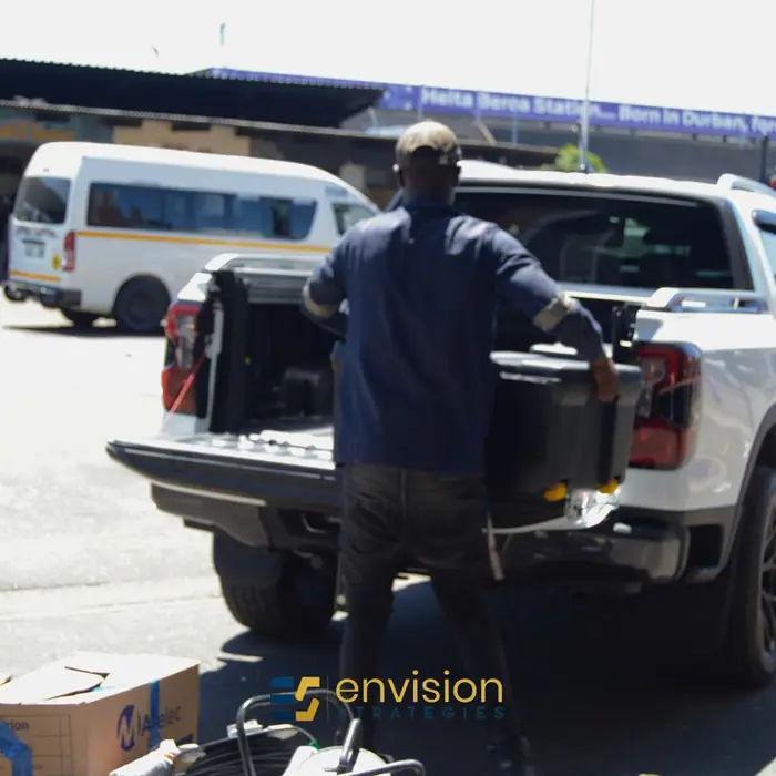 Field team on site in durban